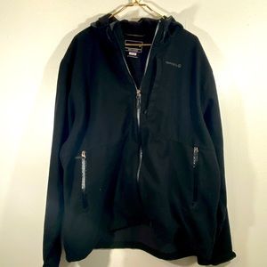 Merrell black performance outdoor jacket lightweight XXL